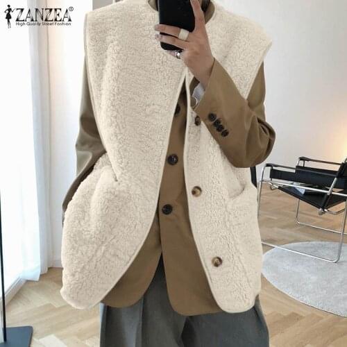 Женские большие жилеты ZANZEA China At AliExpress