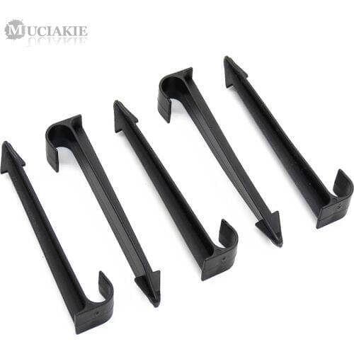 MUCIAKIE 10PCS DN16 C-type Ground Stakes for PE Pipe Drip Irrigation Hose Tube Holder Brackets Garden Water Connectors