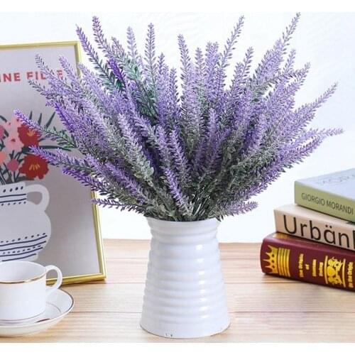 1 Bunch Of Provence Lavender Artificial Flowers High-Quality Flowers Home Decoration ValentineS Day Wedding Party Decoration