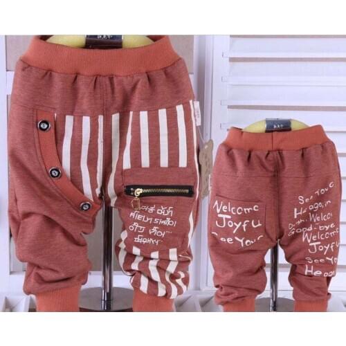 1piece /lot) cotton 2020 autumn red long pant for baby girl and boy 90-95cm 0-2year old