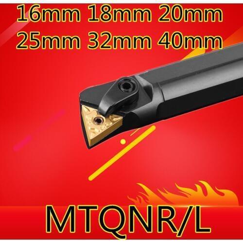 1PCS S16Q-MTQNR16 S18Q-MTQNR16 S20R-MTQNR16 S25S-MTQNR16 S32T-MTQNR16 S40T-MTQNR16 MTQNL16 16mm-40mm CNC Internal Turning tools