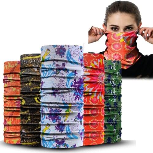 1Pc Magic Scarf Sport Headwear Tube Bandana Sunshade Collar Gaiter Head Face Neck Outdoor Cycling Fishing Camping Hiking Scarves