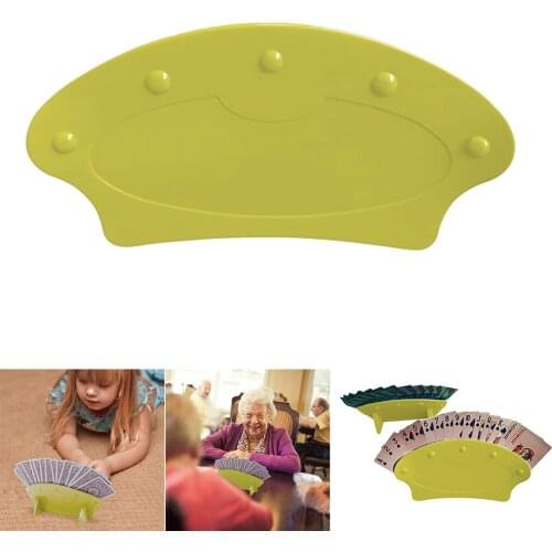 Imperial Home 1Pack Game Night Playing Card Holders - Standing Plastic Playing