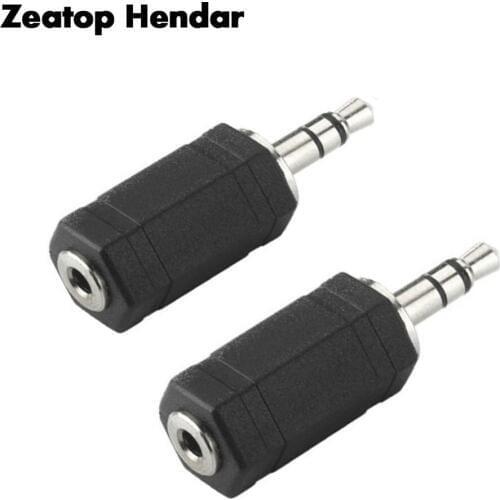 10pcs 3.5 Male to 2.5 Female Audio cable Stereo Jack PC Phone HeadPhone earphone Converter Cable Plug Adapter