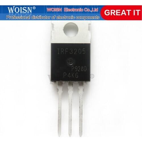 10PCS IRF3205PBF IRF3205 TO-220 TO220 HEXFET MOSFET New original In Stock