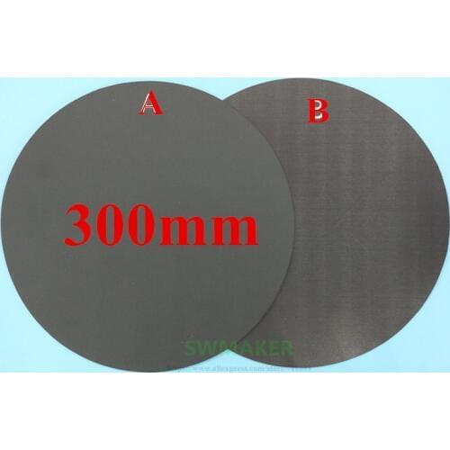 300mm Round Magnetic adhesive Print Bed Tape Print Sticker Build Plate Tape FlexPlate A+B for DIY Kossel/Delta 3D Printer parts