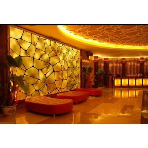 3d wallpaper custom Non-woven Simple atmospheric golden KTV decorative background wallpaper
