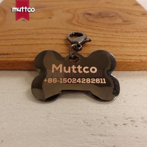 Free shipping laser engrave dog bone print dog id tag blank engrave pet name dog ID tag smooth surface Dog ID tag