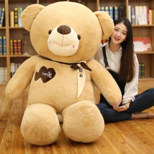 Large Teddy Bear Plush Toy Lovely Giant Bear Huge Stuffed Soft Animal Dolls Kids Toy Birthday Gift For Girlfriend Lover