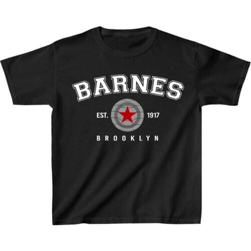 Barnes 1917 Kids T-Shirt Barnes Shirt Winter Soldier Tshirt Children Graphic Tee Summer Short Sleeve Cotton Gilrs Boy Casual Top