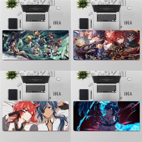FHNBLJ Top Quality Genshin Impact Kaeya Alberch Office Mice Gamer Soft Mouse Pad Free Shipping Large Mouse Pad Keyboards Mat