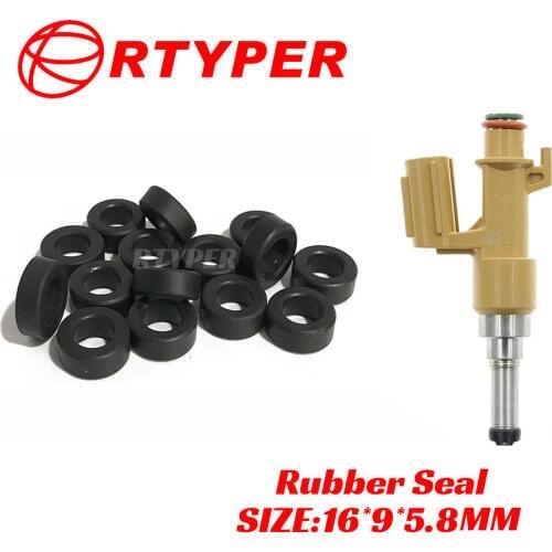200 PCS Fuel Injector Repair Kit Rubber Seal O Ring 22003 For Toyota Corolla Matrix 16*9*5.8mm