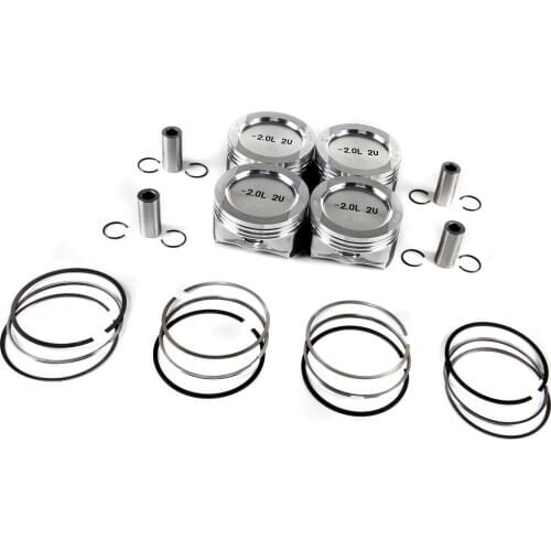 Piston & Piston Ring Kit φ19mm Fit For V-W Golf Je-tta Passat 2.0L 85KM 06A198151C 06B107065B