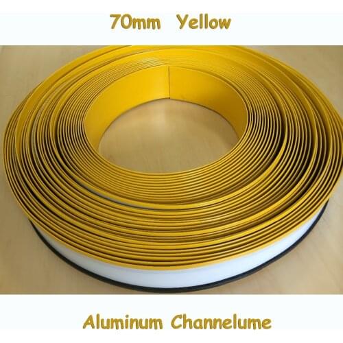 70mm Channelume Led Sign Letters Aluminium Channel Letter Signs Trim Cap 3D Luminous Letters Making Material