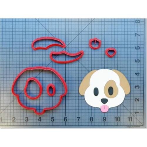 Cute Cartoon Puppy Cookie Cutter Kitchen Baking Supplies Cake Icing Decorative Tools Set With Various Patterns Custom Seal