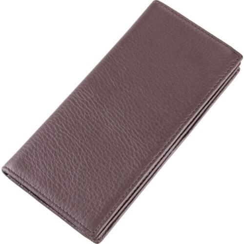 Retro Long Mens Wallets Mens Leather Wallets Coin Purse Multi-card Large Capacity Clutch