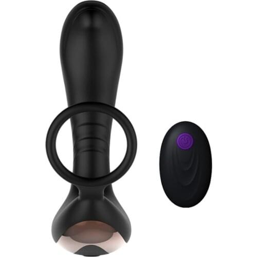 DIBE New Men masturbator Prostate Massage Wireless remote control Anal vibrator Gay Anal Butt Plugs Adult sex toys for men