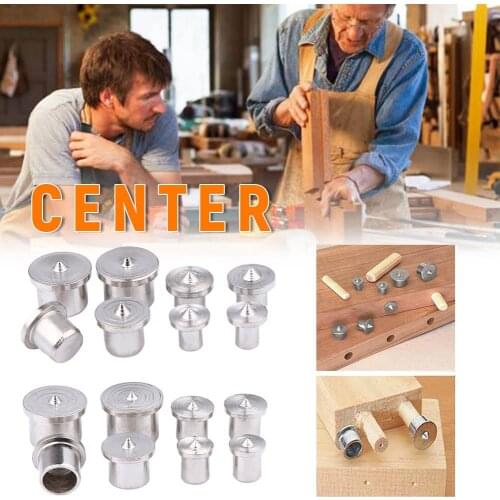 8pcs Solid Dowel Pins Center Point Set 6/8/10/12mm Woodworking Dowel Tenon Center Set For Woodworking Tool Power Accessories