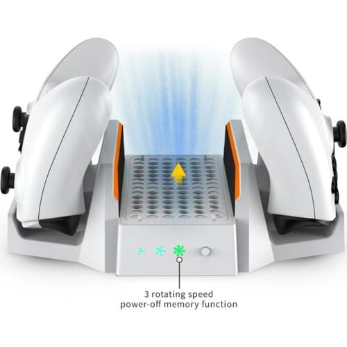 New TYX-0663 For XBox series S multi-function cooling base with dual battery handle charger
