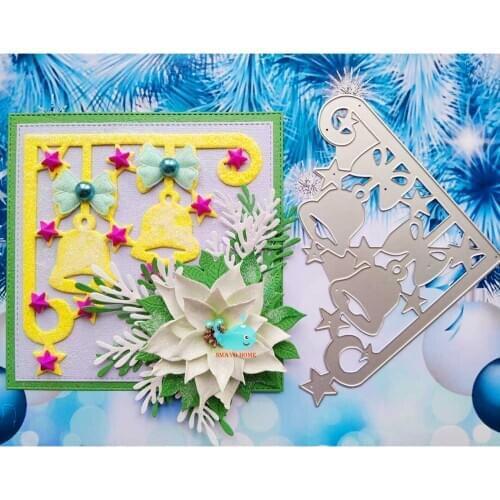 New desig Christmas bells Metal Cutting Dies Embossing Stencil for DIY Scrapbooking Photo Album Decorative DIY Paper Card Making
