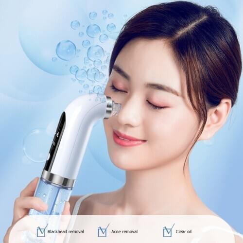 New Electric Small Bubble Water Circulation Device USB Blackhead Removal Device Electric Face Cleaner Skin Beauty Instrument