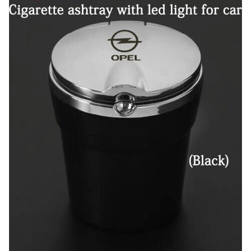 For opel insignia astra h j g corsa d zafira b accessories Car Ashtray Blue Light Ashtray Decoration Pattern customization