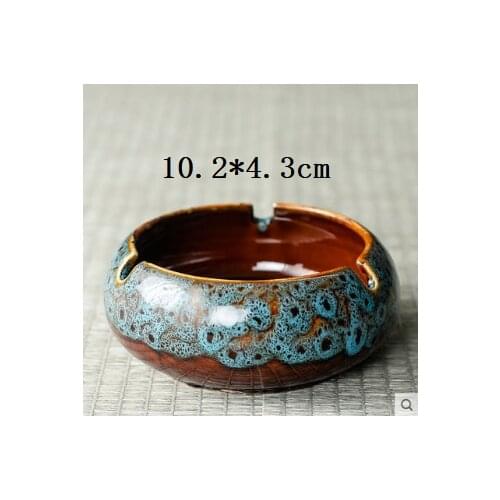 Ashtray Ceramic Creative Personality Fashion Windproof Large Living Room Office Home Household European Trend Ashtray