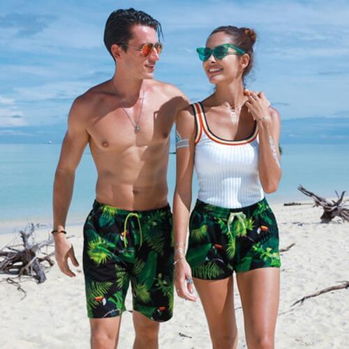 Couple Beach Board Shorts short de bain homme Bottoms Running Sports Swim Surfing men women Trunks Boardshort Swimwear Swimsuits