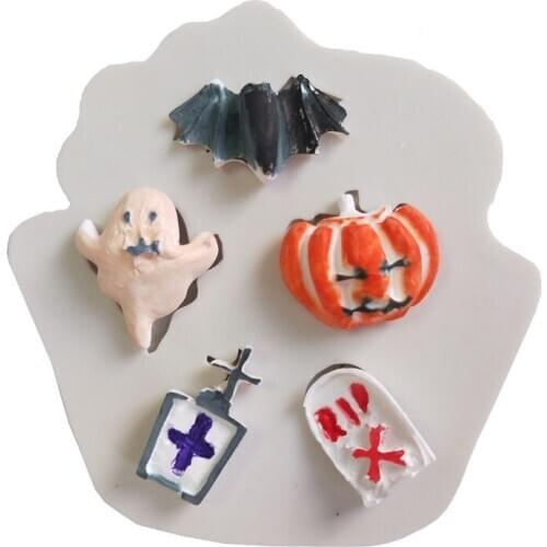Halloween Series Silicone Mold, Candy DIY Clay Modeling Tool J155