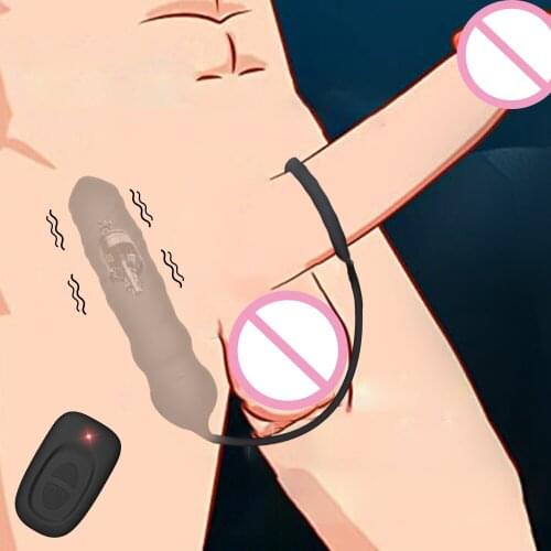 Silicone Material Delay Ejaculation Penis Ring Cock Ring Prostate Massage Stimulator G-spot Vagina Massager Sex Toys for Couple