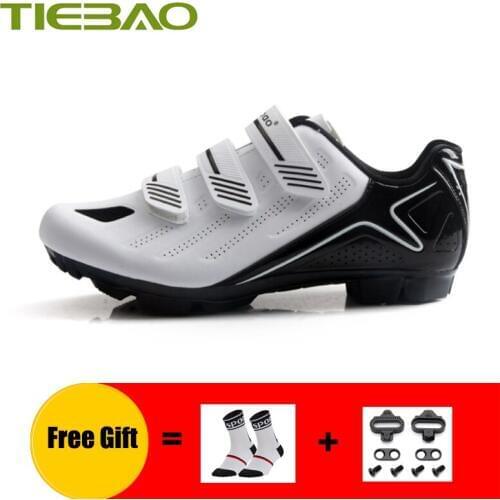 TIEBAO Sapatilha Ciclismo Mtb Men Pro Cycling Shoes Self-locking Mountain Bike Sneakers Breathable Outdoor Riding Bicycle Shoes