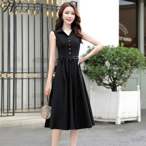 WSDQCYY Sleeveless Summer Dresses