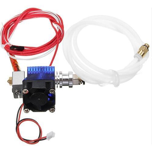 DuoWeiSi 3D Printer Parts 1.75/0.4mm All Metal Extruder Head For 3D Printer With PTFE Tube