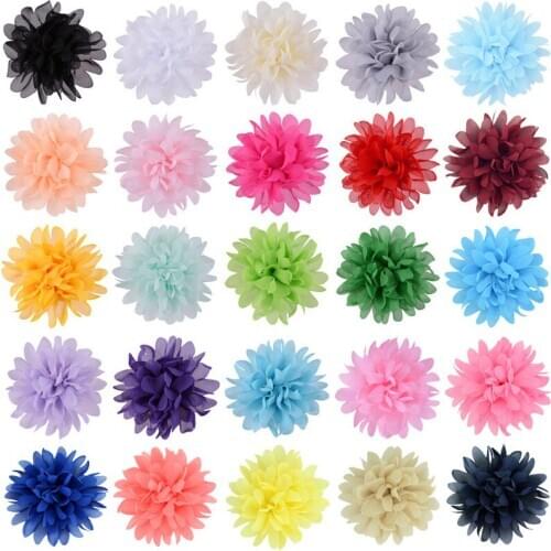 50/100pcs Multi Color Dog Collar Flowers Pet Flower Bow Ties Dog Charms Flower for Puppy Dog Collar Grooming Accessories