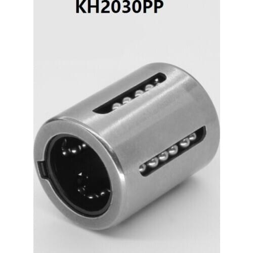 50pcs/lot KH2030PP mini linear ball bearings pressing linear bushing for 20mm shaft cnc router 20x28x30mm KH PP