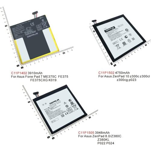 C11P1402 C11P1502 C11P1505 Battery For Asus Fone Pad 7 ME375C FE375CXG K019 ZenPad 10 z300c cl cg p023 8.0 Z380C KL P022 P024