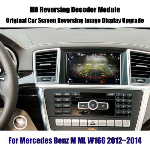 Car Rear View Rearview Backup Camera For Mercedes Benz M ML W166 2011 2012 2013 2014 Reverse Reversing Parking Camera Full HD