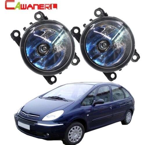 Cawanerl 2 X 100W H11 Car Halogen Bulb Fog Light DRL Daytime Running Lamp Styling For Citroen Xsara Picasso MPV N68 1999-2015
