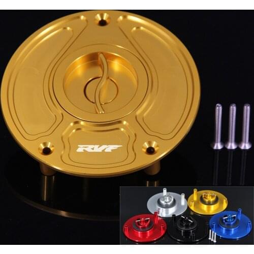 CNC Aluminum Keyless Motorcycle Accessories Fuel Gas Tank Cap Cover For Honda RVF 400 All Years