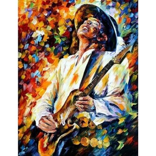 Full Square / Round Drill 5D DIY Diamond Painting "Bassist" 3D Embroidery Cross Stitch Mosaic Rhinestone Home Decor Gift--CX-34