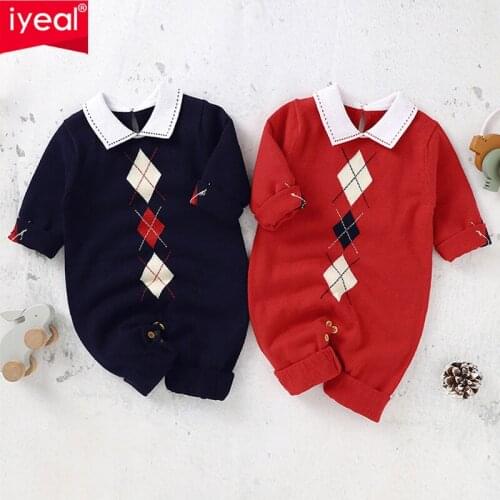 IYEAL Baby Girls Boys Clothes For Newborn Baby Rompers Toddler Jumpsuit Overalls Christmas Costume Children Infant Clothing