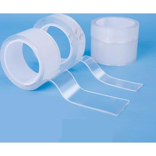 1/2/3CM Nano Tape Double Sided Tape Transparent Reusable Waterproof Adhesive Tapes Cleanable Kitchen Bathroom Supplies Tapes