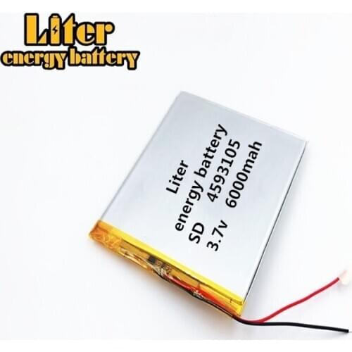 Liter energy battery Original battery V972 P85 4593105 3.7V 6000mah polymer batteries Tablet PC Battery