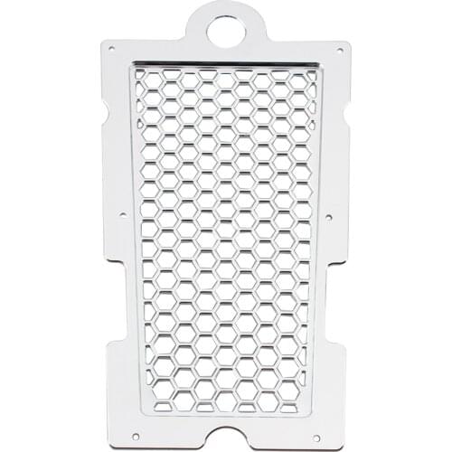 Motorcycle Honeycomb Mesh Radiator Guard Grille Oil Radiator Shield Protection Cover For Harley Softail Fat Boy Street Bob FXLR