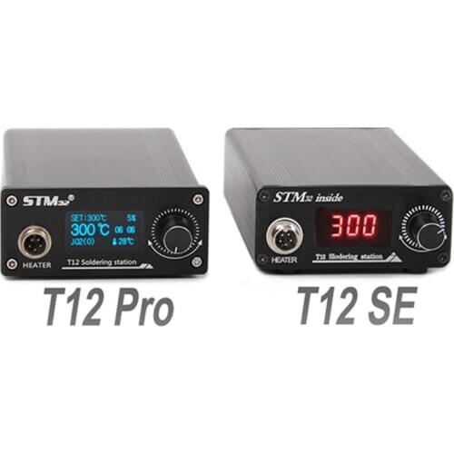 T12 Soldering Station Electronic Welding Iron STM32 Oled Digital Display Adjustable Soldering Iron 72W with T12 solder Tip EU