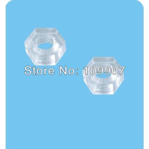 Hex nuts M2 plastic nuts and bolts