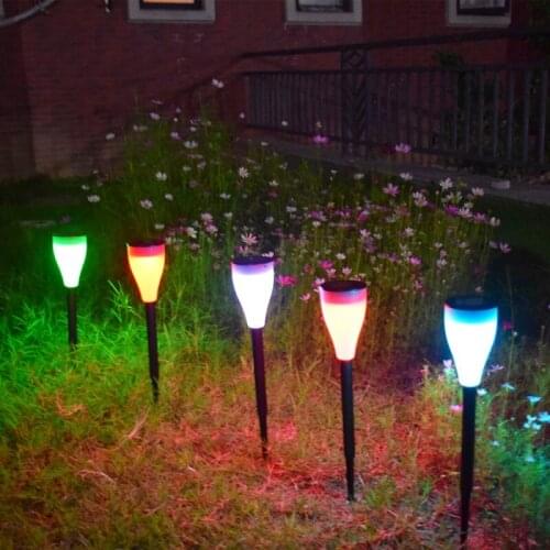 Solar Garden Light RGB Led Solar Lawn Ground Lamp Path Lighting Solar Light Waterproof For Outdoor Illumination Decoration