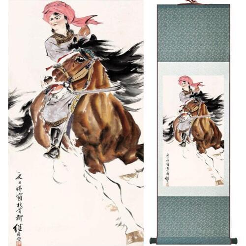 Traditional Chinese art painting Silk scroll painting Chinese wash painting Chinese wash painting 051212