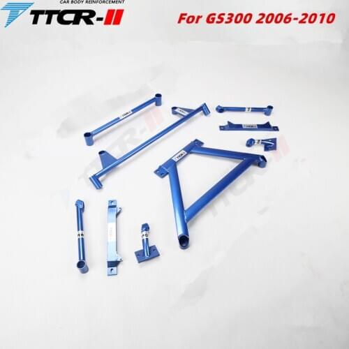 TTCR-II Suspension Strut Bar for Lexus GS300 GS250 IS300 2006-2010 Car Accessories Stabilizer Bar Aluminum Alloy Bar Tension Rod