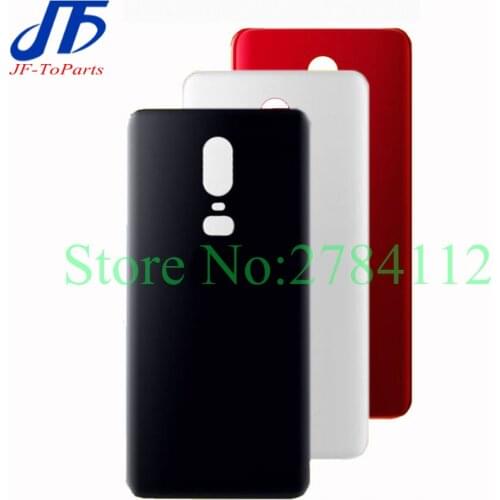 10Pcs Back Battery Glass Cover Replacement For OnePlus 6 For One Plus 6T Rear Housing Door Case with Adhesive